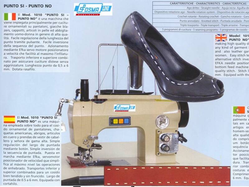 PUNTO SI-NO. Maquina de coser punto si punto no