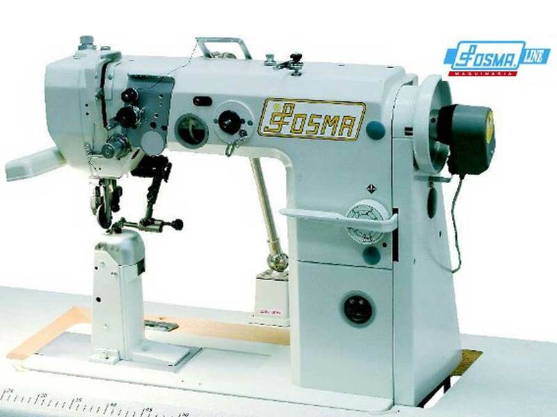 ADLER LP LH. Máquina de coser de columna triple arrastre sincronizado