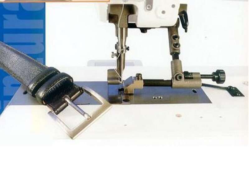 Accesorio para coser cinturón tubular.