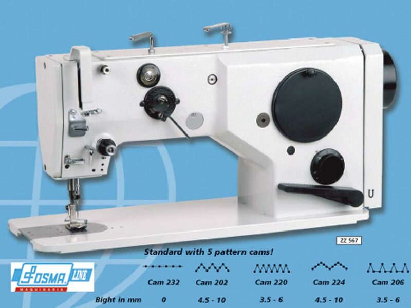 ZZ 567. Máquina de zig zag variable