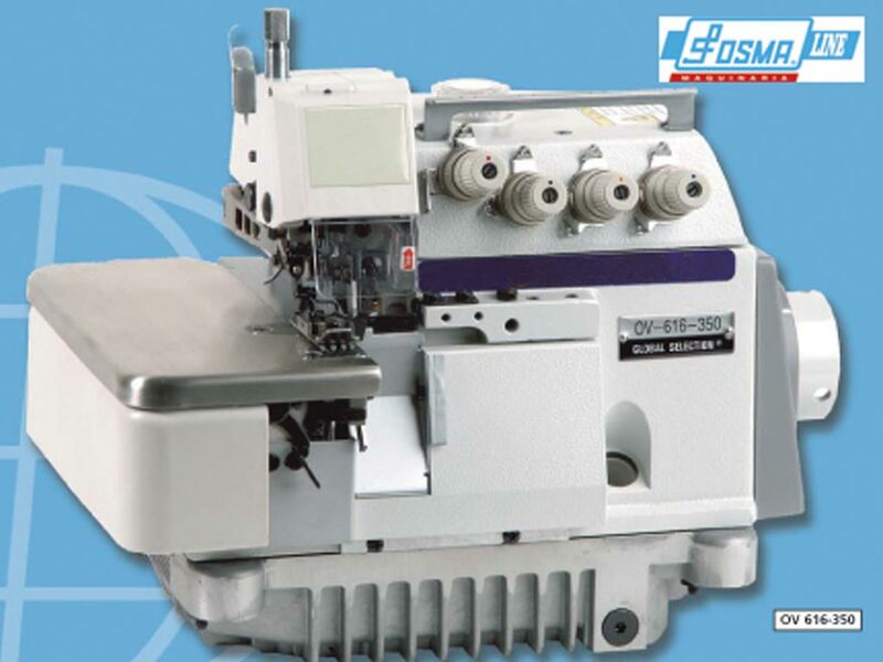 OV 616. Máquina rematadora overlock de 5 hilos con puntada de seguridad