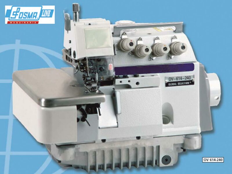 OV 614. Máquinas rematadora overlock de 2 agujas y 4 hilos