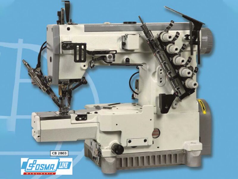 CB 2800
Máquina recubridora superior e inferior puntada cadeneta de 2 ó 3 agujas