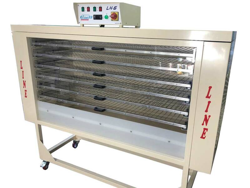 Line H6
Horno horizontal de secado con 6 bandejas
