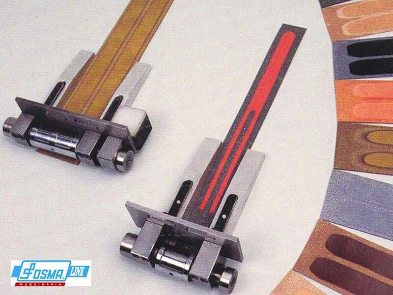 Dispositivo de cinturones para máquinas de dividir
En una sola operación rebaja cantos, puntas, traseras y ranura central.