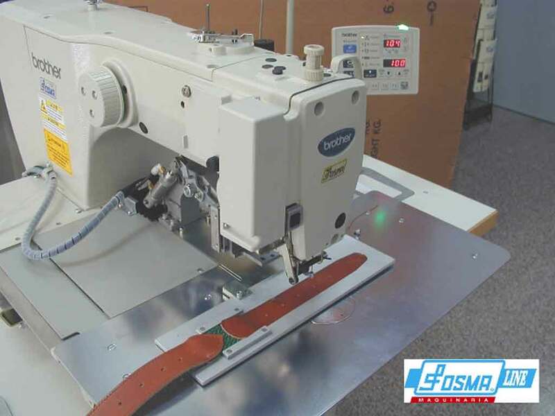BR 326 G
Máquina autómata para coser punteras, traseras, hebillas de cinturón.