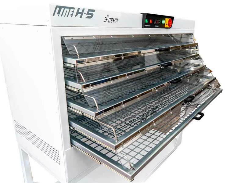 Line H5 ECO.
Horno de secado con 5 bandejas