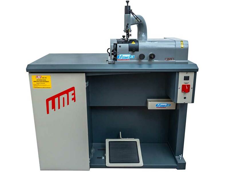 LINE AV2 + 104. Máquina FAV de rebajar con mesa de aspiración y velocidad variable.