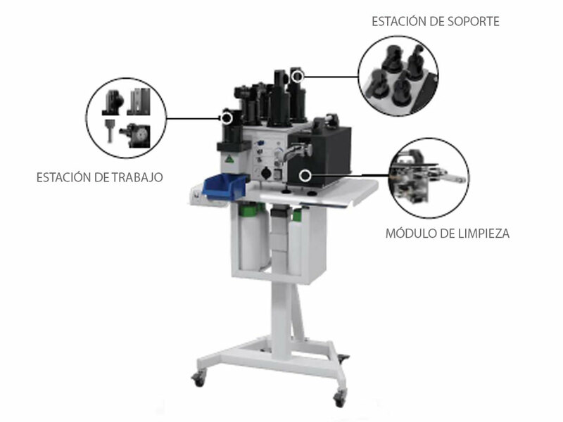 PL2000.
Mesa eléctrica regulable con sistema de teñido automático.
